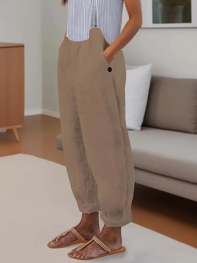 Sfrcord® Minimalist Solid Versatile Pants