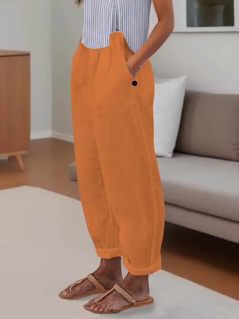 Sfrcord® Minimalist Solid Versatile Pants