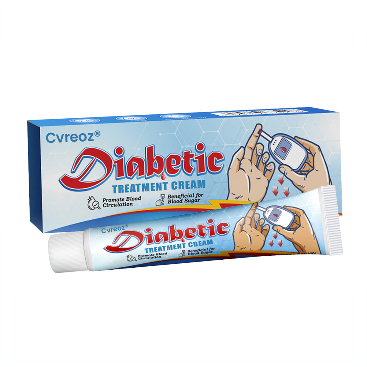 LIMITED TIME SALE OFF 70% 🔥 CVREOZ® VitaGluco Diabetes Treatment Cream